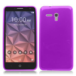 ALCATEL FIERCE XL/5054/FLINT PURPLE CANDY CASE