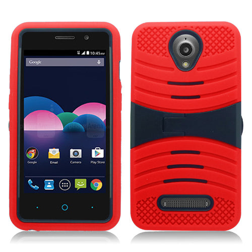 ZTE OBSIDIAN/Z820 GUARDIAN RED ON BLACK CASE