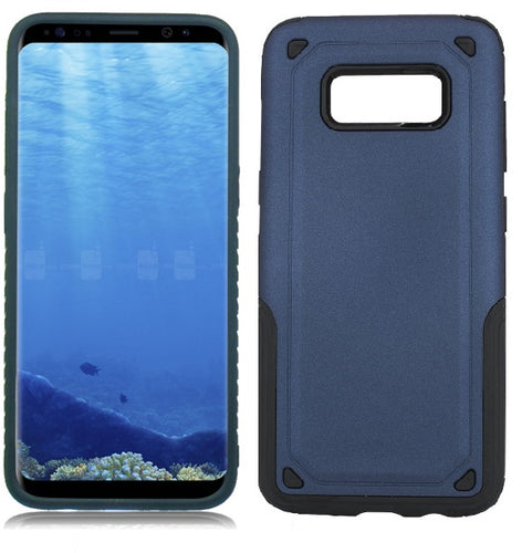 Samsung Galaxy S8/G950 Blue Hybrid Texture Slim Case