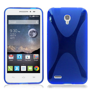 ALCATEL CONQUEST/7046T BLUE CANDY CASE