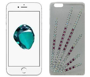 APPLE IPHONE 6 PLUS (5.5") BLING CRYSTAL CLEAR BOHEMIAN  FIREWORK CASE