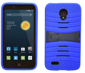 ALCATEL CONQUEST/7046T GUARDIAN BLUE ON BLACK CASE