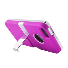 APPLE IPHONE SE/5S HYBRID PINK METAL HARD CASE