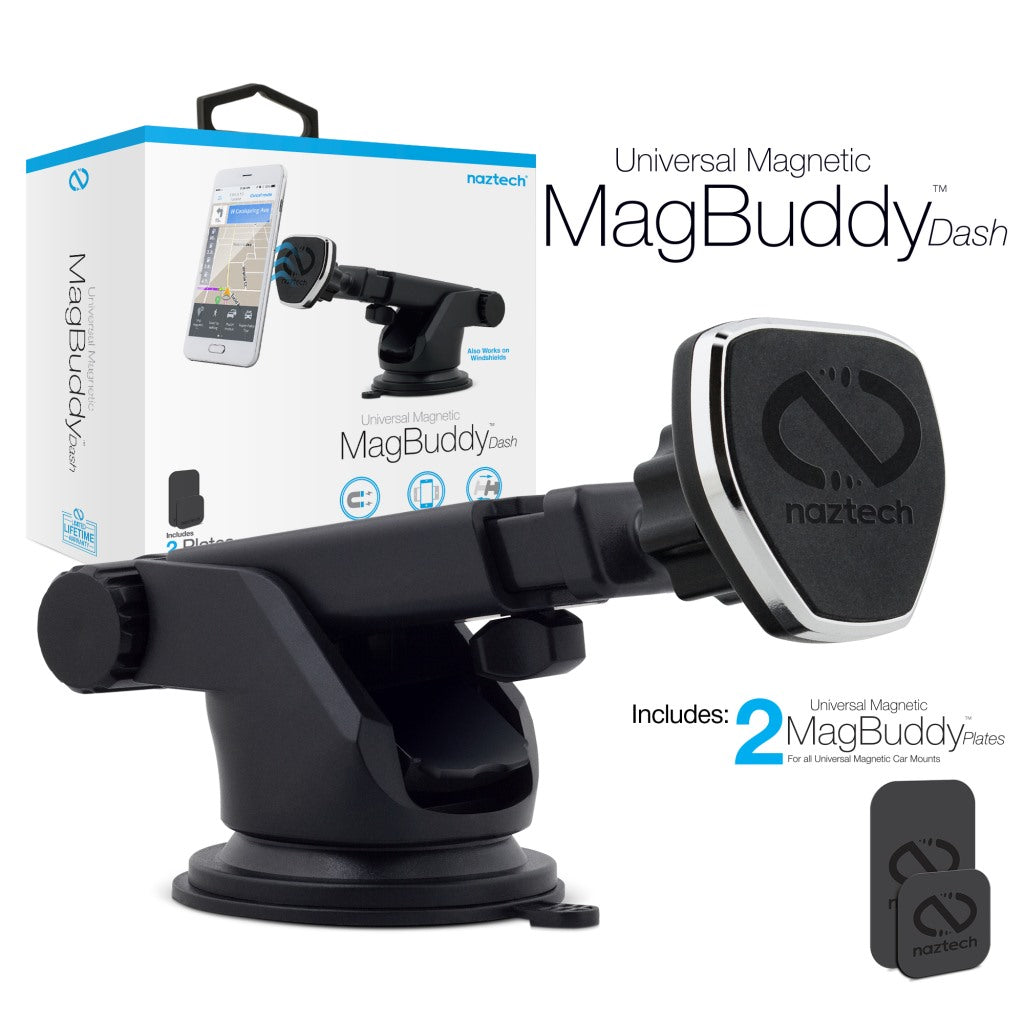 PREMIUM MAGBUDDY BLACK DASH / WINSHIELD ADJUSTABLE ARM MOUNT