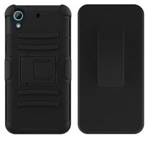 HTC DESIRE 626 BLACK ECLIPSE COMBO HOLSTER CASE