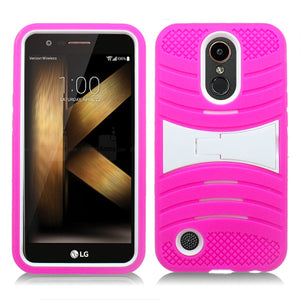 LG K20 PLUS / V5 /HARMONY / GRACE /MS250 / K10 (2017) GUARDIAN PINK ON WHITE CASE