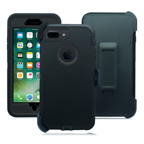 APPLE iPHONE 6S PLUS /7 PLUS /8 PLUS (5.5'') GUARDIAN BLACK ON BLACK CASE