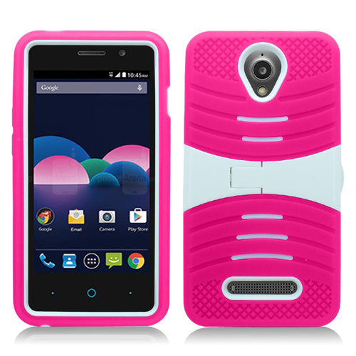 ZTE OBSIDIAN/Z820 GUARDIAN PINK ON WHITE CASE