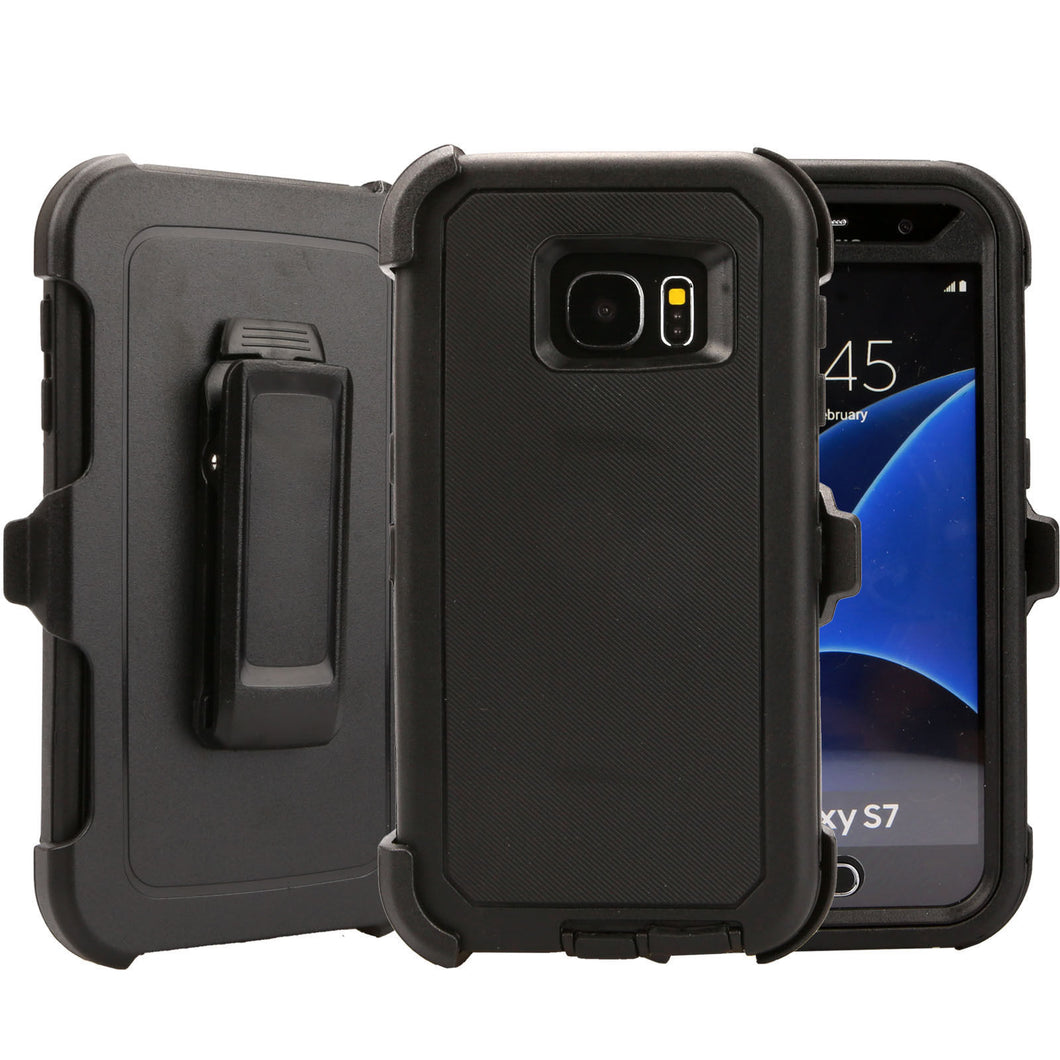 SAMSUNG GALAXY S7/G930 GUARDIAN BLACK ON BLACK CASE