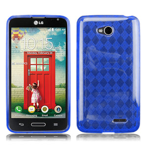 LG OPTIMUS L70/LS620 BLUE CANDY CASE