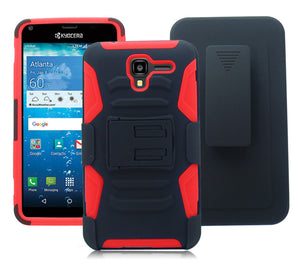 KYOCERA REACH/C6743/VIEW ECLIPSE RED COMBO HOLSTER CASE