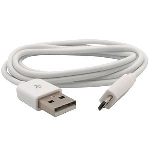 UNIVERSAL USB MICRO/V9 WHITE DATA CABLE