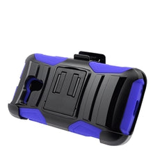 ALCATEL FIERCE 4/5051/POP 4 BLUE ECLIPSE COMBO HOLSTER CASE