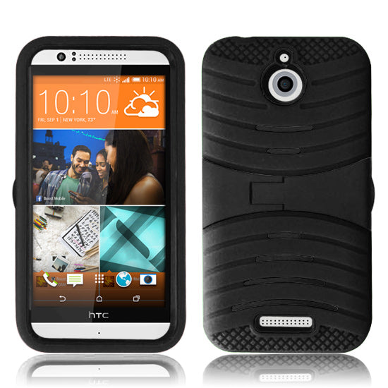 HTC DESIRE 510 GUARDIAN BLACK ON BLACK CASE