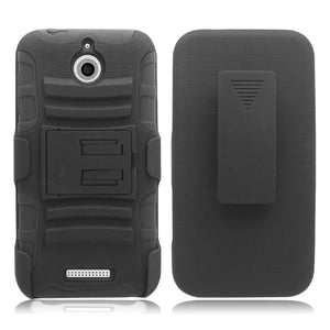 HTC DESIRE 510 BLACK ECLIPSE COMBO HOLSTER CASE