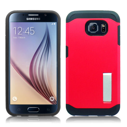 SAMSUNG GALAXY S6 G9200 HYBRID RED GUARDIAN WITH STAND CASE