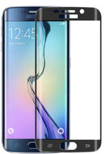 SAMSUNG GALAXY S6 EDGE FULL SCREEN BLACK TEMPERED GLASS SCREEN PROTECTOR