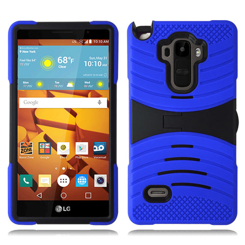 LG STYLO LS770 GUARDIAN BLUE ON BLACK CASE