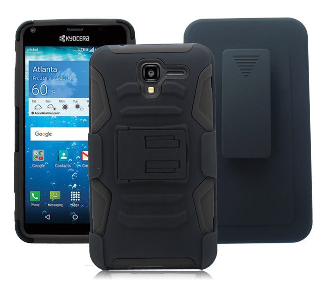 KYOCERA REACH/C6743/VIEW ECLIPSE BLACK COMBO HOLSTER CASE