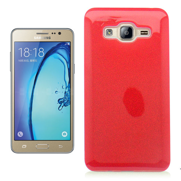 SAMSUNG ON5/G550 RED CANDY GLITTER CASE