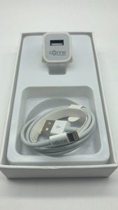 Universal Sonne iPhone Wall Charger Combo With 1m Lightning Data Cable in Retail Packaging