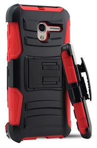 ALCATEL TRU/STELLAR RED ECLIPSE COMBO HOLSTER CASE