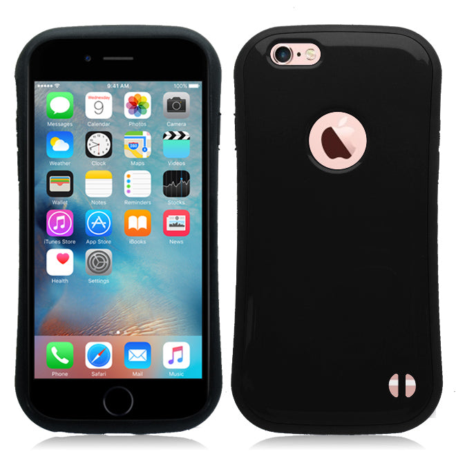 APPLE IPHONE 6/6S BLACK BUMPER RUGGED CASE