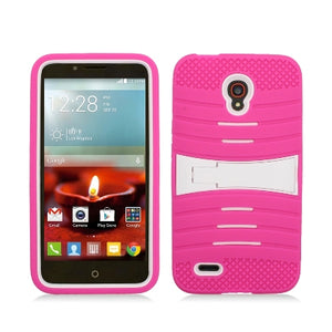 ALCATEL CONQUEST/7046T GUARDIAN PINK ON WHITE CASE