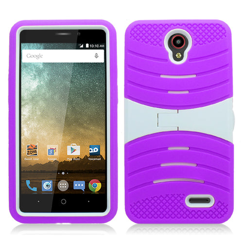 ZTE PRESTIGE 2/N9136/MAVEN 3/OVERTURE 3 GUARDIAN PURPLE ON WHITE CASE