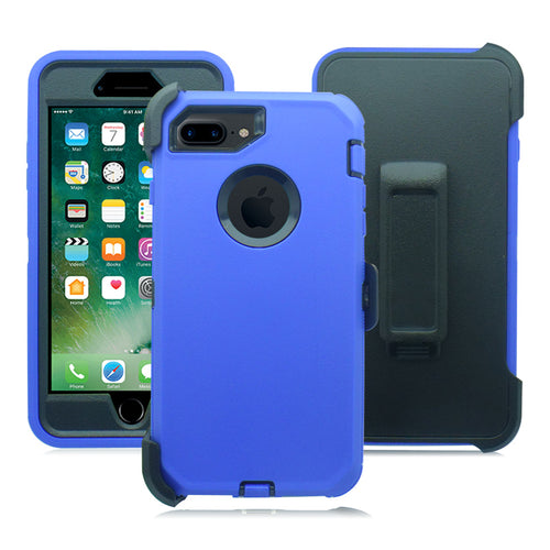 APPLE iPHONE 6S PLUS /7 PLUS /8 PLUS (5.5'') GUARDIAN BLUE ON BLACK CASE