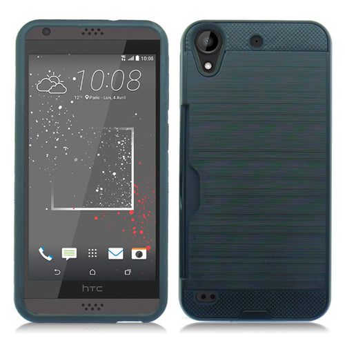 HTC DESIRE 555 / 530 BLACK ON BLACK DUO LAYER CASE