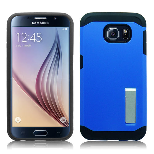 SAMSUNG GALAXY S6 G9200 HYBRID BLUE GUARDIAN WITH STAND CASE