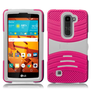 LG VOLT2/LS751/C90 GUARDIAN PINK ON WHITE CASE