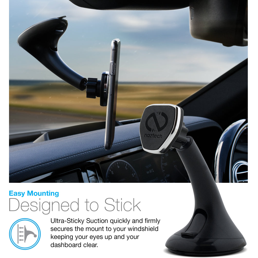 PREMIUM MAGBUDDY BLACK  WINDSHIELD ARM MOUNT