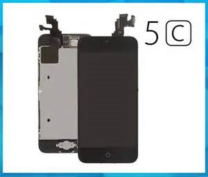 APPLE IPHONE 5C BLACK LCD TOUCH SCREEN DIGITIZER ASSEMBLY REPLACEMENT