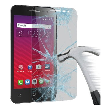 ALCATEL ELEVATE/5017 CLEAR TEMPERED GLASS SCREEN PROTECTOR