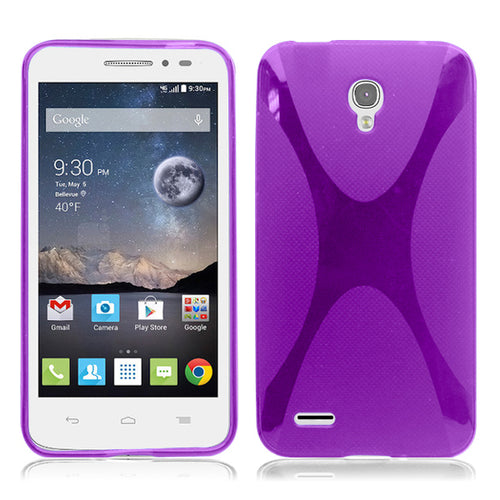 ALCATEL CONQUEST/7046T PURPLE CANDY CASE