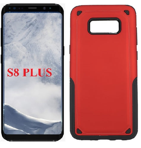 Samsung Galaxy S8 Plus/G955 Red Hybrid Texture Slim Case