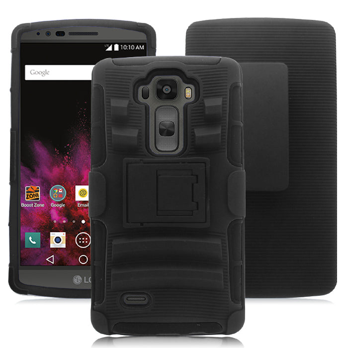 LG FLEX 2 BLACK ECLIPSE COMBO HOLSTER CASE