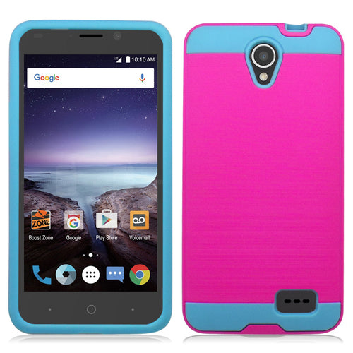 ZTE PRESTIGE 2/N9136/MAVEN 3/OVERTURE 3 PINK ON BABY BLUE DUO LAYER CASE