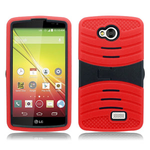 LG TRIBUTE/LS660/F60 GUARDIAN RED ON BLACK CASE