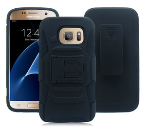 SAMSUNG GALAXY S7/G930 ECLIPSE BLACK COMBO HOLSTER CASE