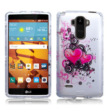 LG STYLO/LS770 EXOTIC HEART SNAP ON DESIGN CASE