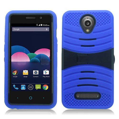 ZTE OBSIDIAN/Z820 GUARDIAN BLUE ON BLACK CASE