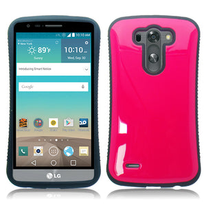 LG G3 PINK BUMPER RUGGED CASE