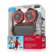 NOISEHUSH NS400 RED/BLACK STEREO SPORT BLUETOOTH HEADSET