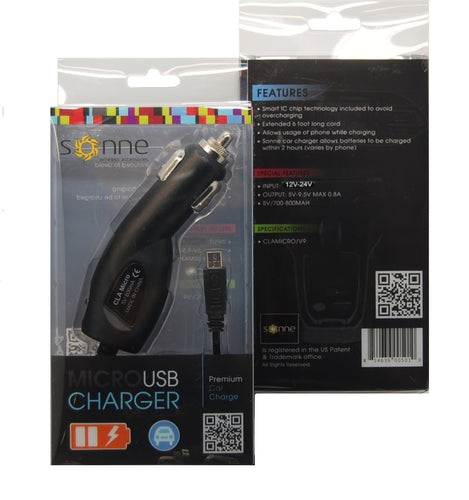 UNIVERSAL MICRO V9 USB PREMIUM CAR CHARGER IN RETAIL