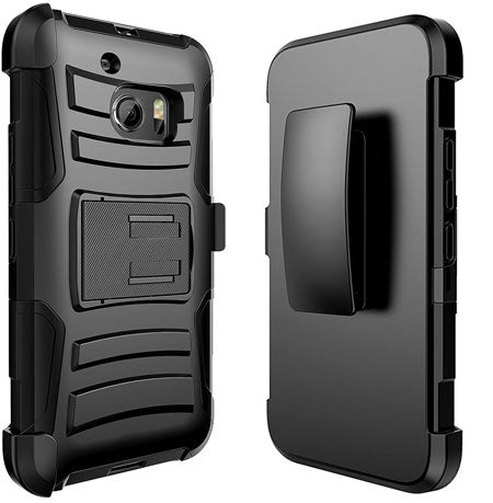 HTC BOLT BLACK ECLIPSE COMBO HOLSTER CLIP CASE