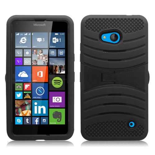 NOKIA LUMIA 640 GUARDIAN BLACK ON BLACK CASE