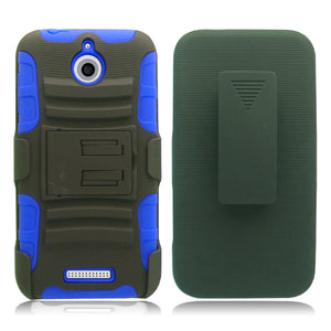 HTC DESIRE 510 BLUE ECLIPSE COMBO HOLSTER CASE